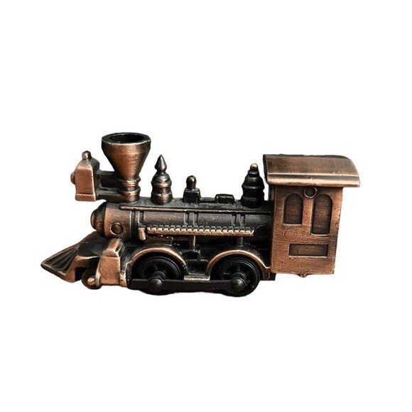 Diecast Metal Train Engine Pencil Sharpener Locomotive 3-1/4" - Picture 2 of 5
